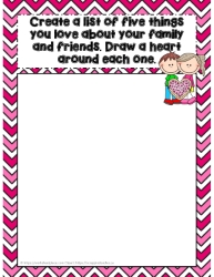 Valentines Day Prompt Gr 2